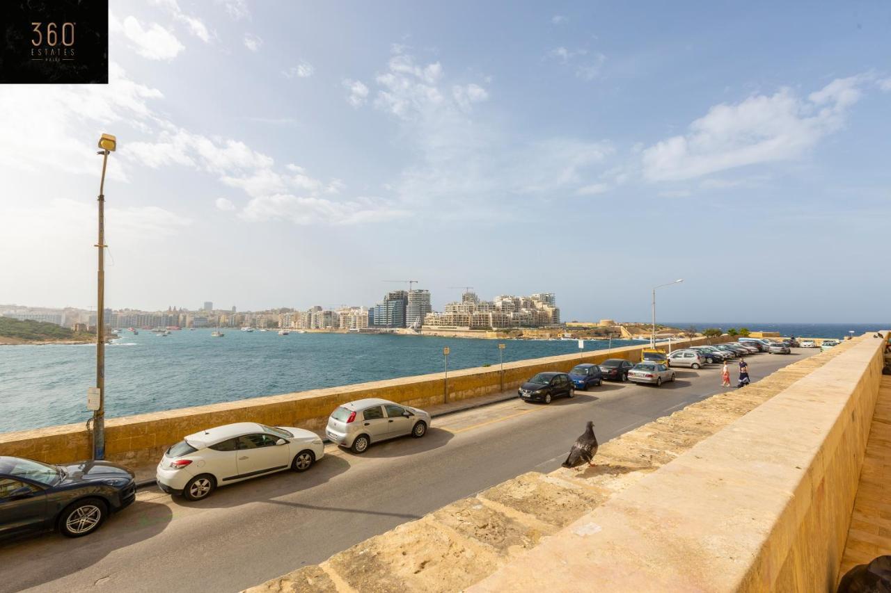 Seafront - Top Location, Top Floor With Wifi & Ac By 360 Estates Valletta Exterior foto